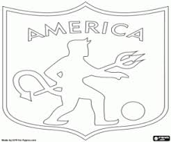 Eps download svg download world logos share copy. Insignia De America De Cali Para Colorear Pintar E Imprimir
