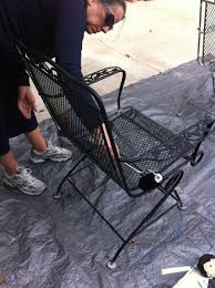 There are two main types of ironwork: Diy How To Paint A Vintage Wrought Iron Chair Dengarden