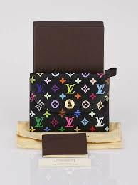 Check spelling or type a new query. Louis Vuitton Black Monogram Multicolor Business Card Holder Yoogi S Closet