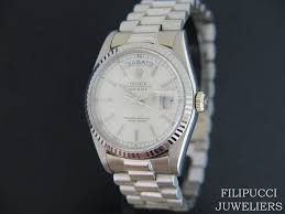 Rolex s.a respects your right to privacy and is committed to maintaining your confidence and trust. Rolex Day Date White Gold 18239 Filipucci