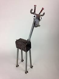 Scrap Metal Large Giraffe Sculpture Large Giraffe Scrap Metal Scrap Metal Art