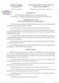 Tr do - Hnh phñc S: DC /NQ-CHP HáiPhông, ngày O th