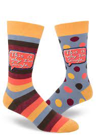 Fun Socks Mismatched Men S Socks Say This Is Why I M Single Cute But Crazy Socks Buy polka dot socks men's collection in india. this is why i m single men s socks