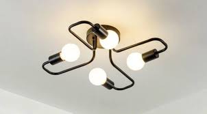 Tascan Aydinlatma Nice Dongu Dortlu Siyah Plafonyer Avize Ceiling Lights Track Lighting Lighting
