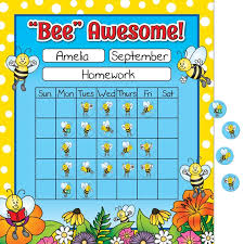 Bees Mini Incentive Charts And Stickers Kit