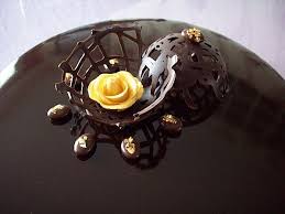Nappage Miroir Passionpatisserie Fr Recette Chocolat Recette Entremet Chocolat Art Culinaire