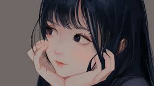Customize and personalise your desktop, mobile phone and tablet with these free wallpapers! Bj10 Art Girl Face Smile Cute Anime Wallpaper