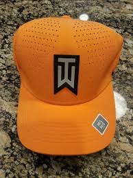 Nike Tw Tiger Woods Collection Flex Fitted Golf Hat Orange 845579 856 M L Nwt Visor Hats Golf Visor Hats