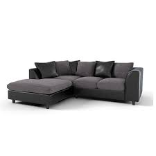 Bruno Corner Sofa Black Bargaintown Furniture Stores Ireland For Low Cost Bedroom Furniture Low Price Beds And More Furniture Corner Sofa Black Sofa