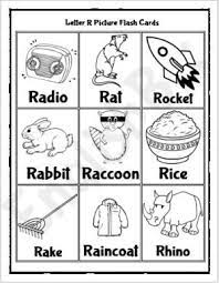 Words that start with letter r for kids · rat: R Letter Words For Kindergarten Kids Englishbix