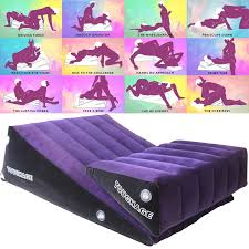 BDSM Toughage Sex Wedge Pillow Triangle Love Couple Sexual Sofa Open Mouth  Gag | eBay