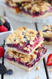 Low cal sweets / desserts recipes. Berry Crumble Bars Celebrating Sweets
