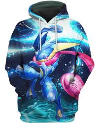 Greninja Shuriken Pokemon 3d All Over Print T Shirt Zip Hoodie Sweater Tank Hoodies Sweater Hoodie Sweaters