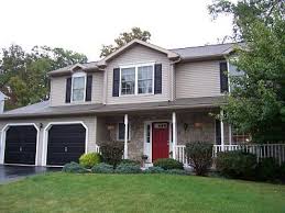 Exterior Transformations Welcometothemousehouse Com Red Door House Tan House House Shutters