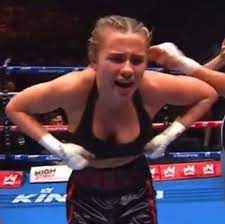 Boxer Daniella Hemsley says she was given permission to lift top up  following backlash