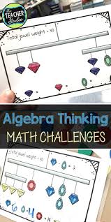 Understanding The Concept Of Equal Is A Critical Part Of Developing Number Sense And Algebraic Thinking This Resour Math Patterns Algebraic Thinking Algebra
