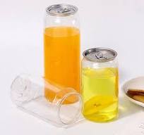 Wholesale 250ml 330ml 500ml Transparent Plastic Pet Jar for Juice Beverage  Packaging