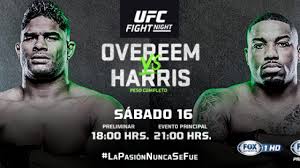 Canales que transmiten en vivo: Horario Este Sabado Ufc Presenta Entretenida Velada Protagonizada Por Alistair Overeem