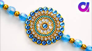 Sometimes rakhis are consecrated in rice and grass before they are given, and they are once the rakhi has been tied a mantra is chanted either in sanskrit or punjabi. How To Make Rakhi At Home Raksha Bandhan Silk Thread Rakhi Tutorial Artkala Youtube