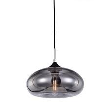 Suspension E27 Design Bronks Verre Chrome 1 X 40 W Lussiol Lampes Suspension Verre Verre Design Et Verre