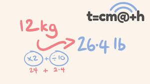 Convert Kg To Pounds Lb Instantly Fast Mental Math Trick Youtube