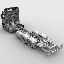 3d Mercedes Benz Antos Model In 2020 Benz Mercedes Mercedes Benz
