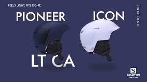 Salomon pioneer lt custom air ski + snowboard helmet black tech. Pioneer Lt Ca Piste Skihelme Schutzausrustung Brillen Herren