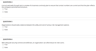 Solved Question 1 Deterrent Controls Identify That A Threat Chegg Com