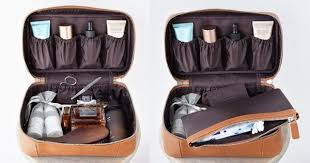 Pink Leather Toiletry Bag Toiletry Organizer Women Etsy Leather Toiletry Bag Mens Toiletry Bag Toiletry Bag