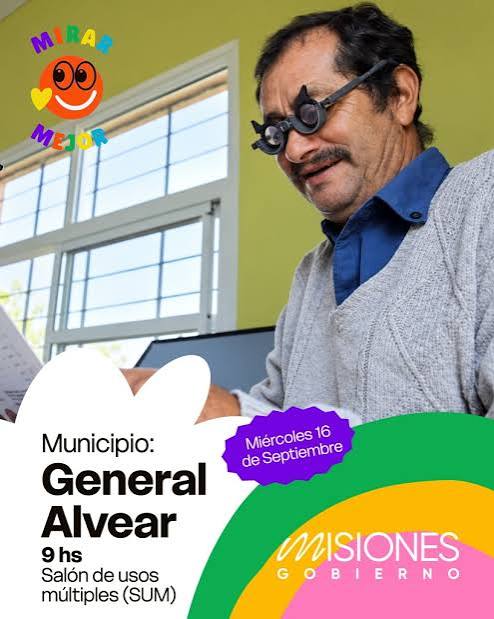 Mirar Mejor acercar� controles oftalmol�gicos y anteojos sin costo a los vecinos de General Alvear - Canal Doce Misiones
