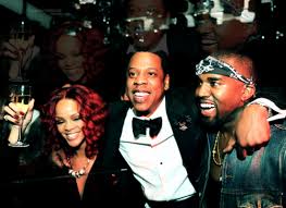 Pin By Lindsey Kenna On Music Celebrities Rihanna Jay Z Kanye West