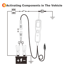 Us 59 13 18 Off Ancel Pb100 Car Battery Tester 12v 24v Power Probe Circuit Tester Electric Circuit Electrical System Battery Automotive Scanner In