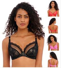 Freya Fatale Plunge Bra 401402 Underwired Semi Sheer Sexy Womens Bras | eBay