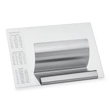 The first time i tried it, the support rotated all the way around and the whole thing falls flat on the countertop. Williams Sonoma Stainless Steel Cookbook Stand Williams Sonoma