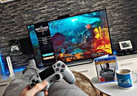 Before It Gets To Work And The Stress Begins Thewitcher 3 Is Played Before Do You Have Any Great Plans For The We Video Game Rooms Gamer Room Small Game Rooms