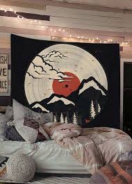 Japan Retro Mountain Wall Tapestry Wall Tapestry Bedroom Room Tapestry Dorm Tapestry