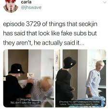 Proceeds from the sale will benefit musicares, the music industry charity which provides support to the music community. Hehe Well Jin Is Very Hygienic And He Purposely Left The Tag On His Slippers So He Would Know Which One Is Of Him Bts Memes Hilarious Bts Memes Kpop Memes