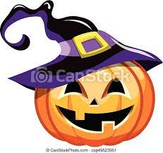 Maybe you would like to learn more about one of these? Cartoon Halloween Pumpkin Witch Hat Cartoon Halloween Pumpkin Wearing Witch Hat Isolated Canstock