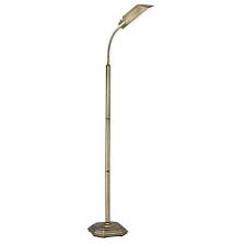 Ottlite Alexander Brass Energy Saving Gooseneck Floor Lamp 97708 Lamps Plus Gooseneck Floor Lamp Lamp Floor Lamp