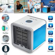 It is not the quietest unit on the market, but still offers an unobtrusive background noise that won't interfere with sleep or relaxation. Mini Portable Air Cooler Air Conditioner 7 Color Led Usb Rechargeable Homekith