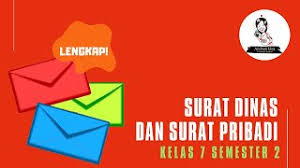 Membandingkan Unsur Surat Pribadi Dan Surat Dinas Dengan Tabel