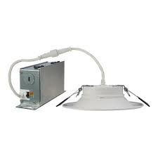 Halo Rl 6 In Color Selectable 2700k 5000k Remodel Canless Recessed Integrated Led Kit Rl6069s1ewhdmr The Home Depot