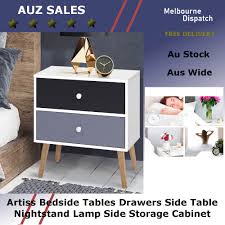 Check spelling or type a new query. Artiss Bedside Tables Drawers Side Table Nightstand Lamp Side Storage Cabinet0 Auz Sales Online