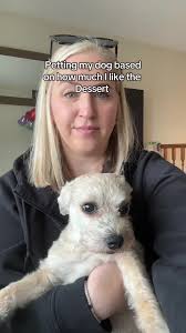 Lisette Petting My Dog