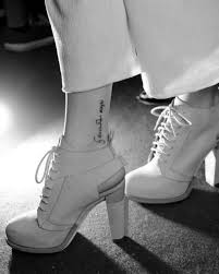 Birth Year Tattoo Designs Ankle I Actually Love This Ankle Tat Location Maybe A Good Spot For Q S Birthday Heel Tattoos Girl Tattoos Picture Tattoos