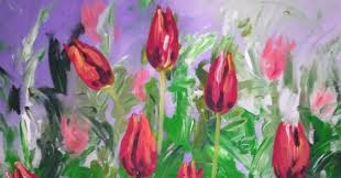 Bunga tulip tergolong sketsa bunga yang paling mudah. Lukisan Bunga Tulip Dalam Tehnik Goresan Impresif Seni Lukis Indonesia 2015