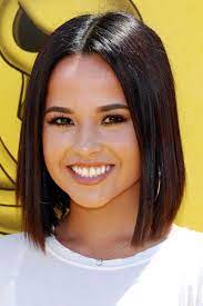 Becky G S Hairstyles Hair Colors Steal Her Style Becky G Hairstyles Becky G Hair Angled Bob Hairstyles