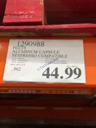 Prices for individual nespresso capsules range from $0.70 to $1.20, while compatible. Peet S Nespresso Compatible Aluminum Capsules 80 Count Costcochaser