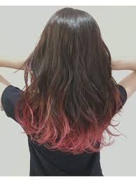 アクア アオヤマ acqua aoyama ブリーチカラートワイライトピンクグラデーション ロングヘア ヘアスタイリング 髪染め