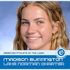 Lake Norman Charter's Madison Buffington is The Charlotte Observer's final  high school athlete of the week winner for the 2024-25 school year.  Buffington, a senior forward